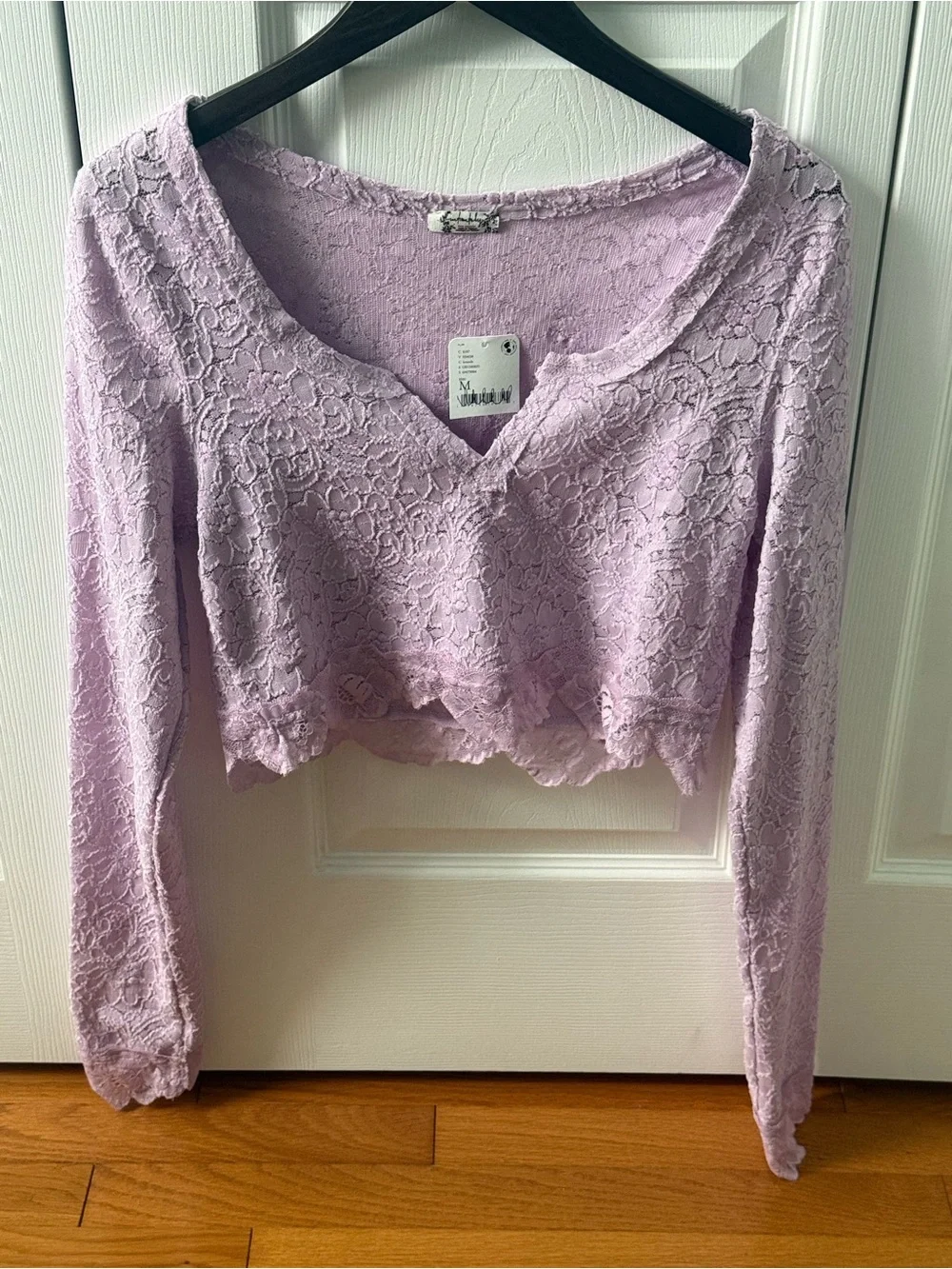 Free People Cloud Ride Lounge Top in Lavender